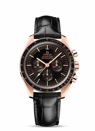 Omega Speedmaster Professional Moonwatch 3861 Sedna Gold / Black / Alligator 310.63.42.50.01.001 (31063425001001, 7612586306815)
